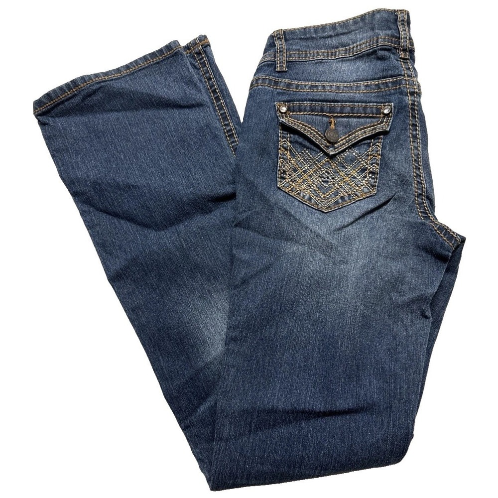 L.e.i. Ashley Lowrise Slim Boot Jeans Denim Junior size 1